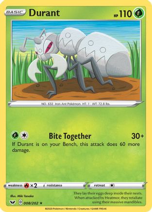 Durant 008  - Reverse Holofoil  - Rare