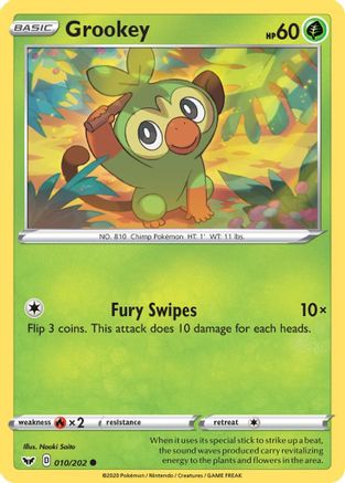 Grookey (010) (010) 010   - Common