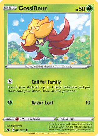 Gossifleur 020  - Reverse Holofoil  - Common