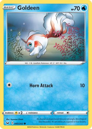 Goldeen (045) (045) 045  - Reverse Holofoil  - Common