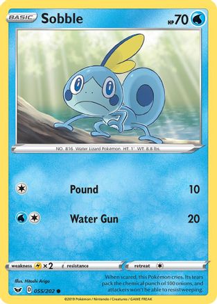 Sobble (055) (055) 055  - Reverse Holofoil  - Common