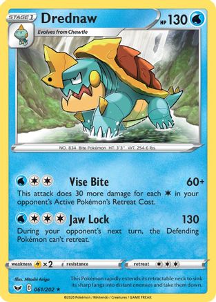 Drednaw 061  - Reverse Holofoil  - Rare