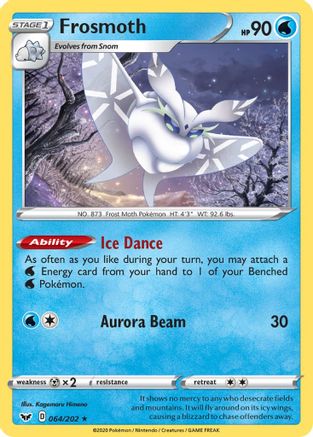 Frosmoth 064  - Holofoil  - Holo Rare