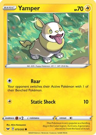 Yamper (073) (073) 073  - Reverse Holofoil  - Common