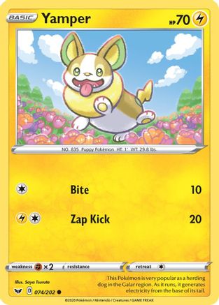 Yamper (074) (074) 074  - Reverse Holofoil  - Common