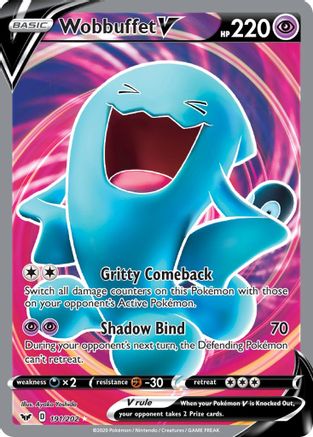 Wobbuffet V (Full Art) 191  - Holofoil  - Ultra Rare