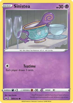 Sinistea 089  - Reverse Holofoil  - Common