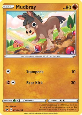 Mudbray 105  - Reverse Holofoil  - Common