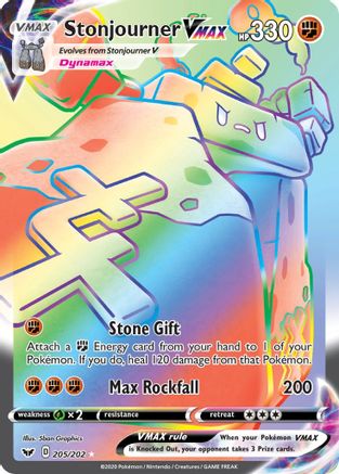 Stonjourner VMAX (Secret) 205  - Holofoil  - Secret Rare