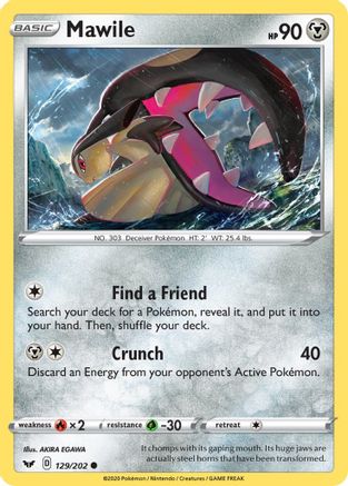 Mawile 129  - Reverse Holofoil  - Common