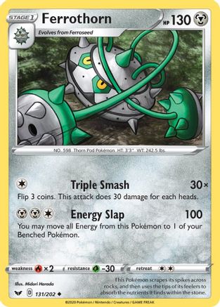 Ferrothorn 131  - Reverse Holofoil  - Uncommon