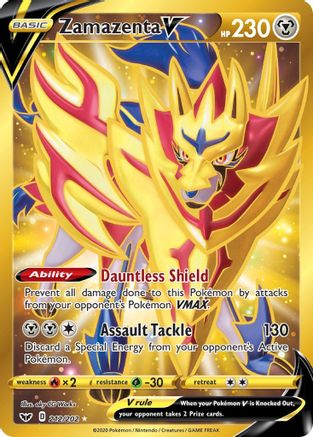 Zamazenta V (Secret) 212  - Holofoil  - Secret Rare