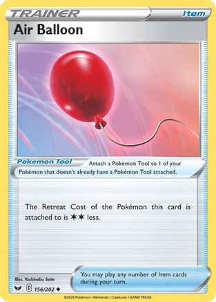 Air Balloon 156  - Reverse Holofoil  - Uncommon