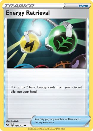 Energy Retrieval 160  - Reverse Holofoil  - Uncommon