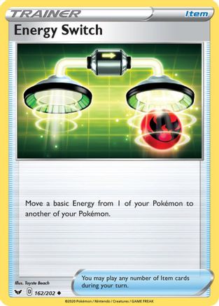 Energy Switch 162  - Reverse Holofoil  - Uncommon
