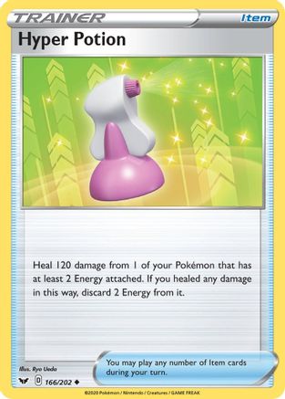 Hyper Potion 166  - Reverse Holofoil  - Uncommon