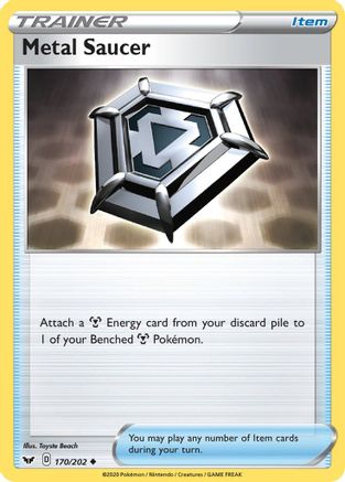 Metal Saucer 170  - Reverse Holofoil  - Uncommon
