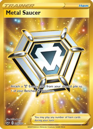 Metal Saucer (Secret) 214  - Holofoil  - Secret Rare