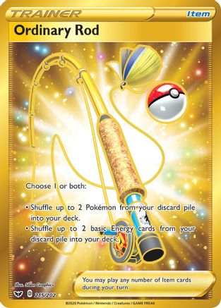 Ordinary Rod (Secret) 215  - Holofoil  - Secret Rare