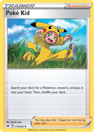 Poke Kid 173  - Reverse Holofoil  - Uncommon