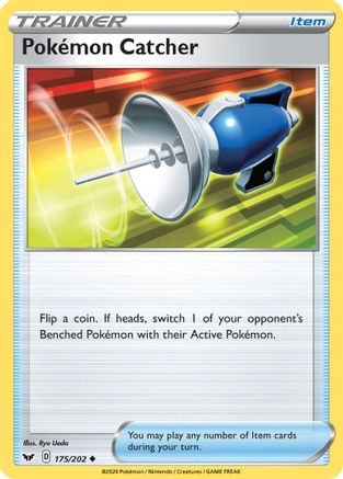 Pokemon Catcher 175  - Reverse Holofoil  - Uncommon