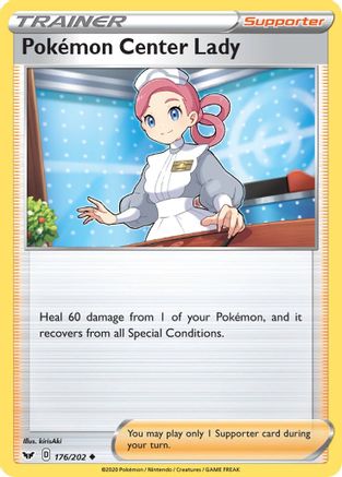 Pokemon Center Lady 176   - Uncommon