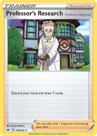 Professor's Research 178  - Reverse Holofoil  - Holo Rare