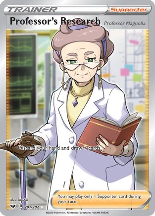 Professor's Research (Full Art) 201  - Holofoil  - Ultra Rare
