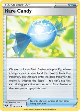 Rare Candy 180  - Reverse Holofoil  - Uncommon