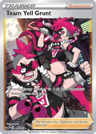 Team Yell Grunt (Full Art) 202  - Holofoil  - Ultra Rare