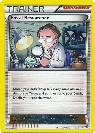 Fossil Researcher (Cosmos Holo) 092/111  - Holofoil Miscellaneous Cards & Products - Promo