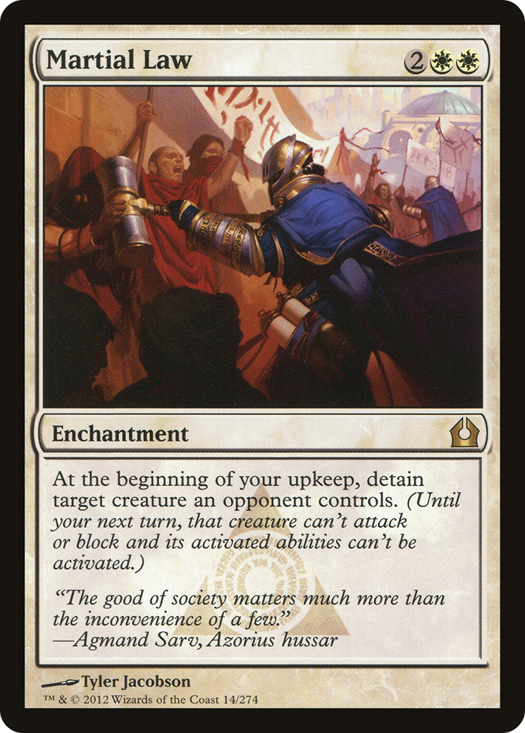 Martial Law (RTR-014)  Foil