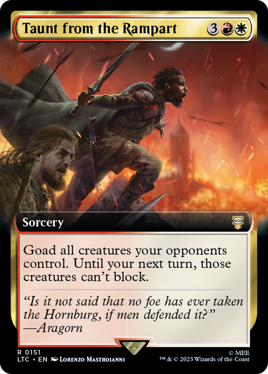 Taunt from the Rampart (LTC-151) - Tales of Middle-earth Commander: (Extended Art)