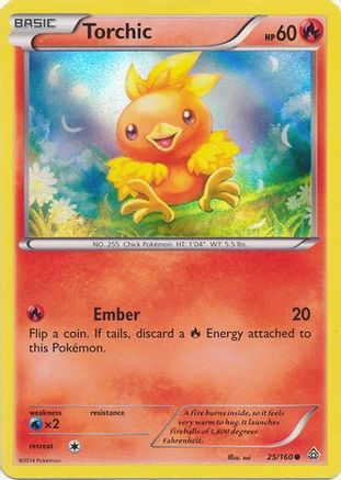 Torchic (Sheen Holo) 025/160  - Holofoil Miscellaneous Cards & Products - Promo