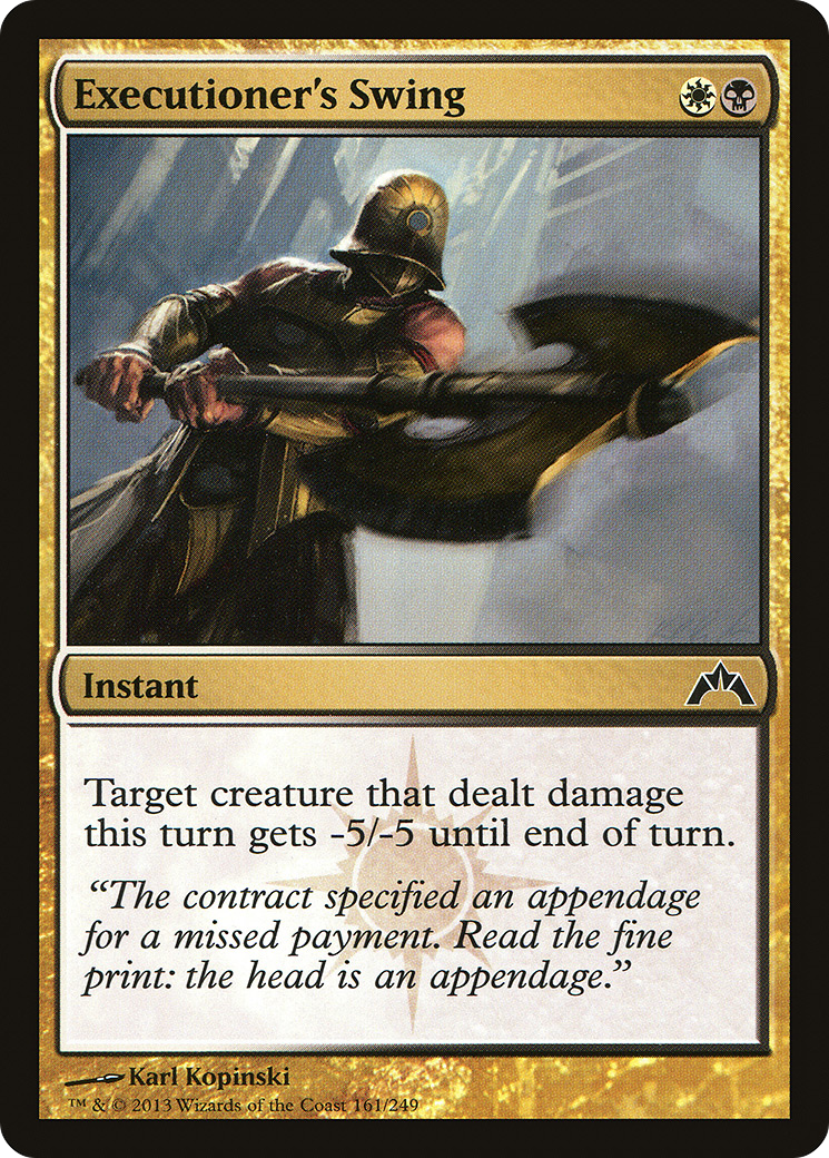 Executioner's Swing (GTC-161)  Foil