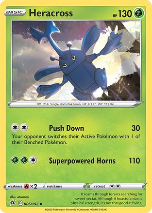 Heracross 006  - Reverse Holofoil  - Uncommon