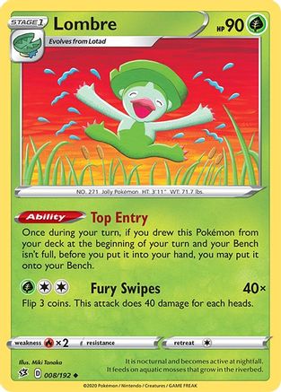 Lombre 008  - Reverse Holofoil  - Uncommon