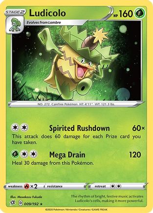 Ludicolo 009   - Rare
