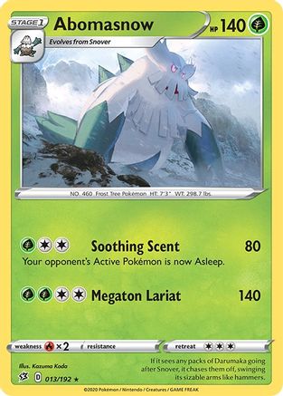 Abomasnow 013/192   - Rare