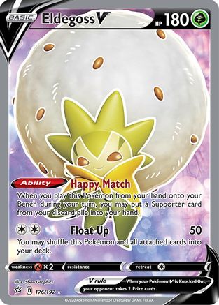 Eldegoss V (Full Art) 176/192  - Holofoil  - Ultra Rare