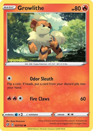 Growlithe 027   - Common