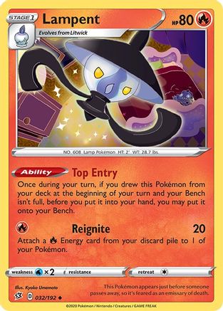 Lampent 032  - Reverse Holofoil  - Uncommon