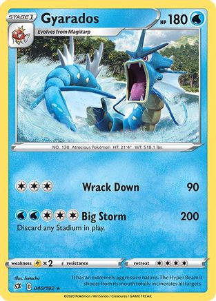 Gyarados 040  - Holofoil  - Holo Rare