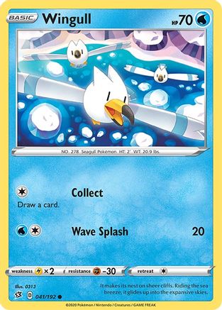 Wingull 041  - Reverse Holofoil  - Common