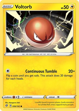 Voltorb 056  - Reverse Holofoil  - Common