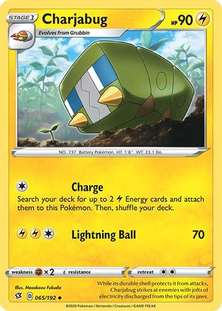 Charjabug 065  - Reverse Holofoil  - Uncommon