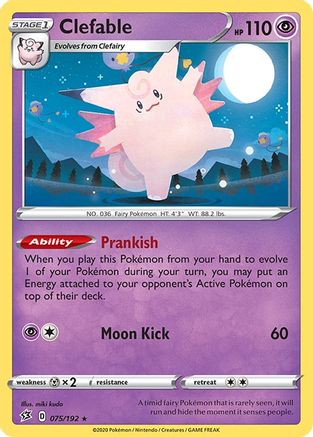 Clefable 075  - Reverse Holofoil  - Holo Rare