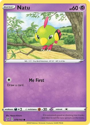 Natu 076  - Reverse Holofoil  - Common