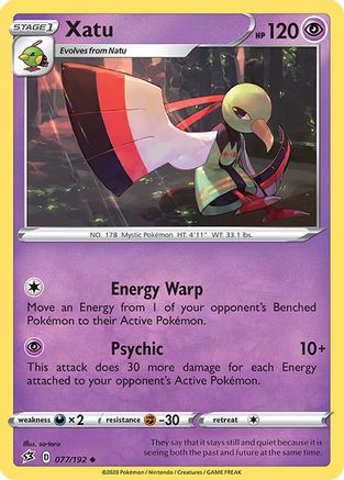 Xatu 077  - Reverse Holofoil  - Uncommon