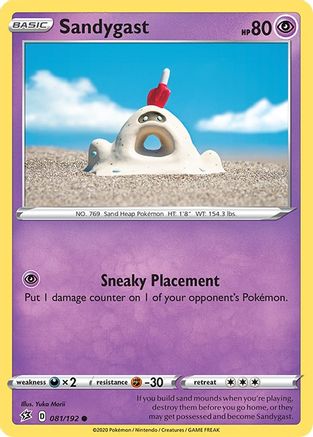 Sandygast 081  - Reverse Holofoil  - Common